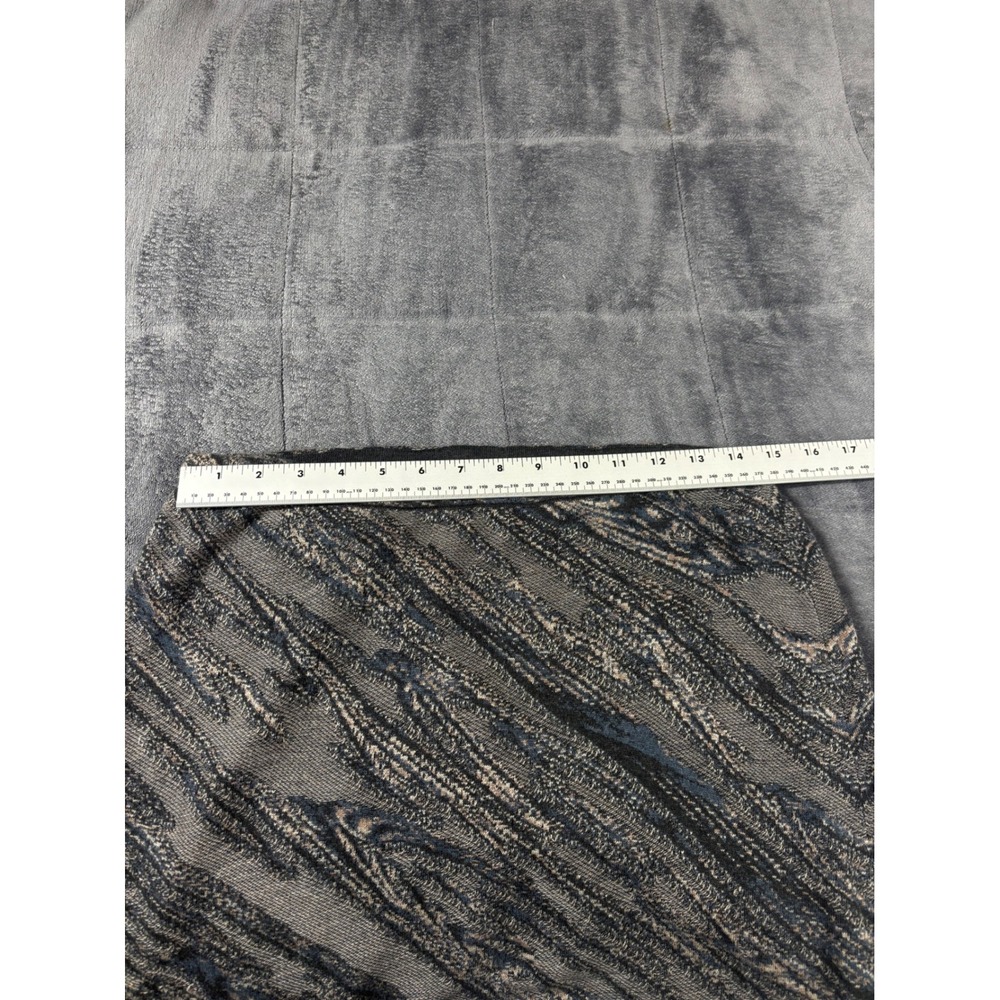Peruvian Connection Womens Marbled Knit Midi‎ Skirt Gray Black Tan Size M Peru - Picture 4 of 8